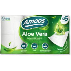 Papel WC Aloe Vera 6 uds Amoos