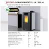 Estufa de pellet Next 10 kW Canadian