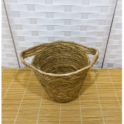 Cesta de mimbre asas