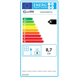 Estufa de pellet Next 10 kW Canadian
