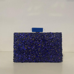 Bolso de fiesta azulado