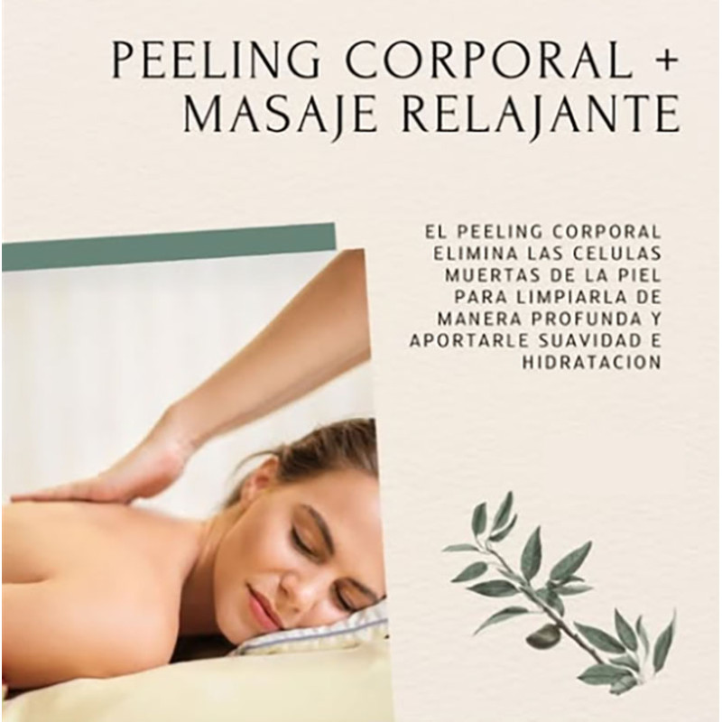 Peeling Corporal con Masaje Relajante Peeling Corporal con Masaje Relajante