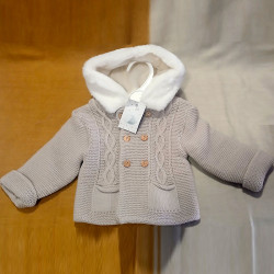 Chaqueta de bebé en lana