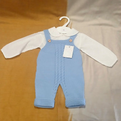 Traje de Lana Azul Niño