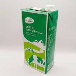 Leche Semidesnatada Coaliment brick 1L