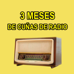 Cuñas de Radio  3 Meses