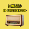 Cuñas de Radio  3 Meses