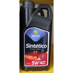 Aceite Motor SERCA Sintético 5W40 1L