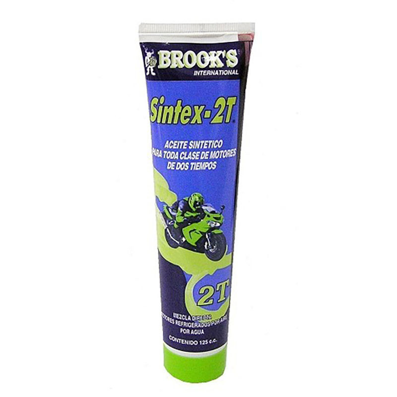 Aceite sintético de mezcla Brook's 2T 125ml (Tubo) Aceite sintético de mezcla Brook's 2T 125ml (Tubo)