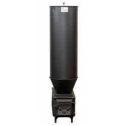 ESTUFA DE PELLET, HUESO Y CÁSCARA ALMENDRA MODELO R2 CHIMENEAS REDONDO