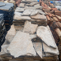 Piedra Decorativa Pizarra Blanca Lascas