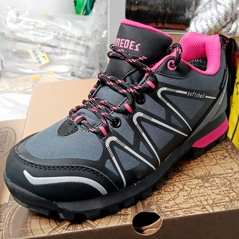 Zapatillas Trekking Chica Paredes LT20192 GR-AZ