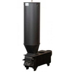 ESTUFA DE PELLET, HUESO Y CÁSCARA ALMENDRA MODELO R2 CHIMENEAS REDONDO