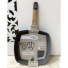 Sartén Asador de Aluminio Inducción 28x28 cm SAN IGNACIO Earth Grey