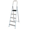 Escalera doméstica plegable de aluminio 5 peldaños