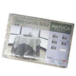 Falda camilla para mesa redonda