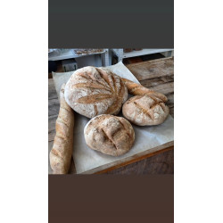 Pan de masa madre y nueces