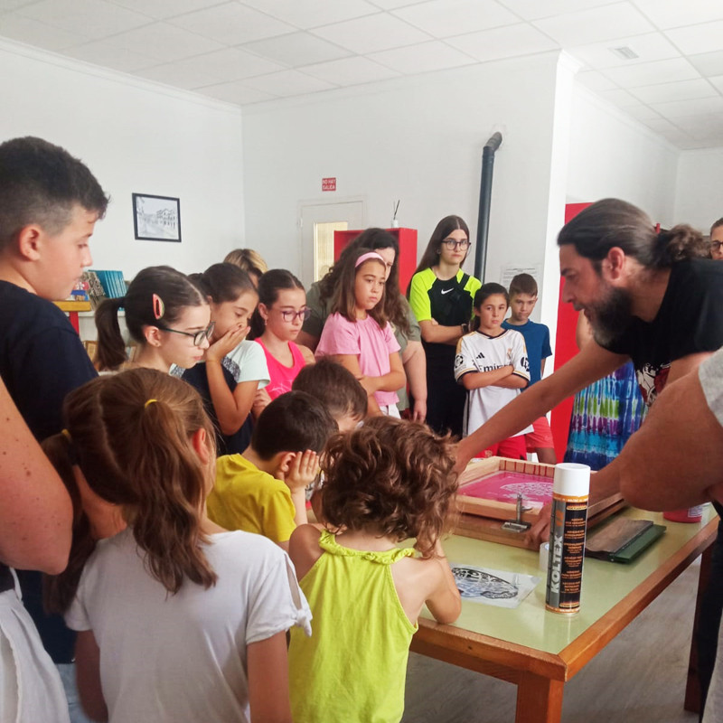 Taller Serigrafía Artesanal sobre Papel - Verano Cultural, Riópar 2025