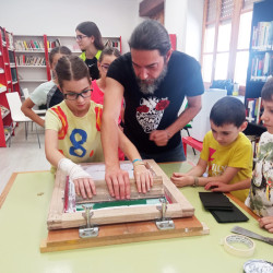 Taller Serigrafía Artesanal sobre Papel - Verano Cultural, Riópar 2025