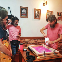 Taller Serigrafía Artesanal sobre Textil - Ciclo Historias de la Sierra, Riópar 2024