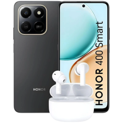Honor 400 Smart 4G Negro + REGALO Honor Earbuds Choice X7 Lite