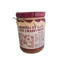 Jabalí en Salsa con Champiñones – Escabeches Antaño