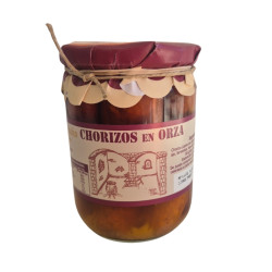 Chorizos en Orza – Escabeches Antaño