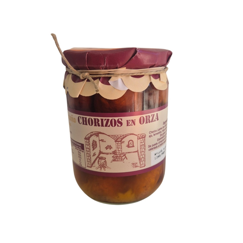 Chorizos en Orza – Escabeches Antaño