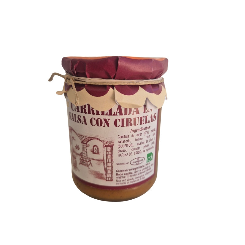 Carrillada en Salsa con Ciruelas – Escabeches Antaño