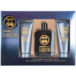 Pacha Ibiza Clandestine Men Eau De Toilette Vaporizador 100ml Set 3 Partes