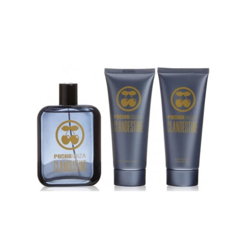 Pacha Ibiza Clandestine Men Eau De Toilette Vaporizador 100ml Set 3 Partes Pacha Ibiza Clandestine Men Eau De Toilette Vaporizador 100ml Set 3 Partes