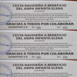 Papeletas de rifa y tickets de consumición personalizados