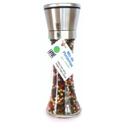 Molinillo con Especies Acero Inox Mix Pimientas del Mundo Laybé 100g
