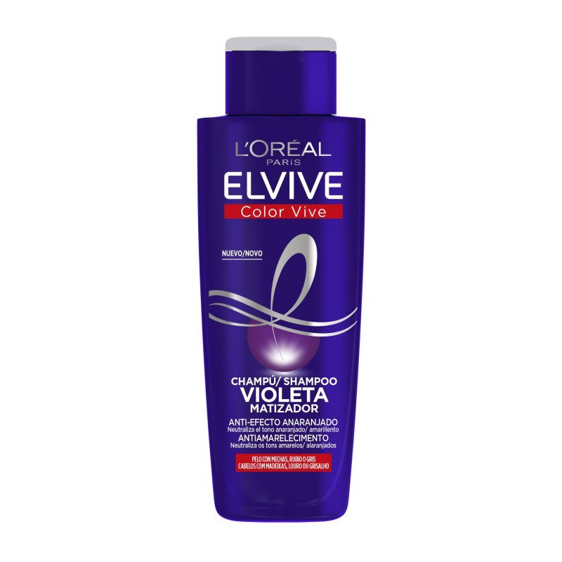 ELVIVE Color Vive Champú Violeta Matizador Champús matizadores ELVIVE Color Vive Champú Violeta Matizador Champús matizadores