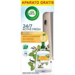 Ambientador 24/7 Active Fresh Vainilla + Aparato Gratis, Air Wick