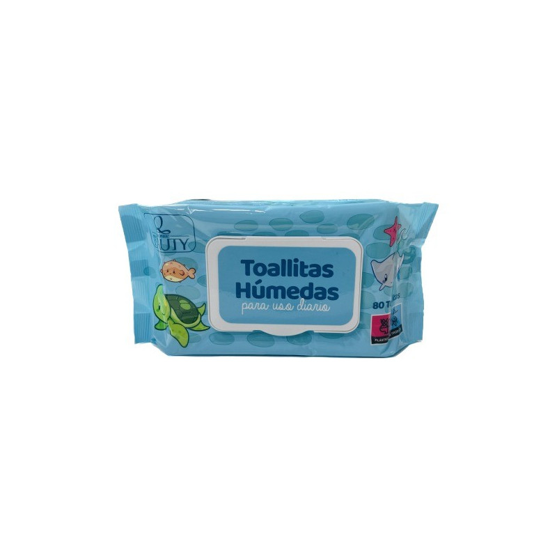 Q Beauty toallitas húmedas infantiles 80 unidades