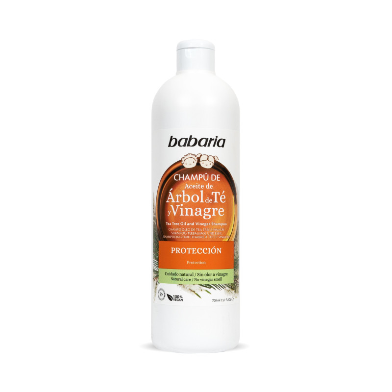 Babaria Aceite de Árbol del Té y Vinagre Champú Babaria Aceite de Árbol del Té y Vinagre Champú