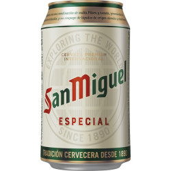 Cerveza San Miguel lata 33 cl Pack 24 unidades