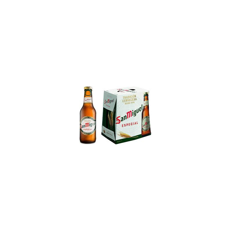 San Miguel Especial Lager, Pack 24 Botellas x 25cl,