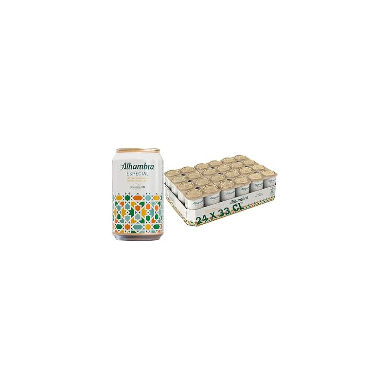 Alhambra Especial, Pack 24 Latas x 33 cl Alhambra Especial, Pack 24 Latas x 33 cl