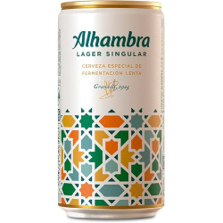 Alhambra Especial, Lata x 25 cl, Pack 24 latas.