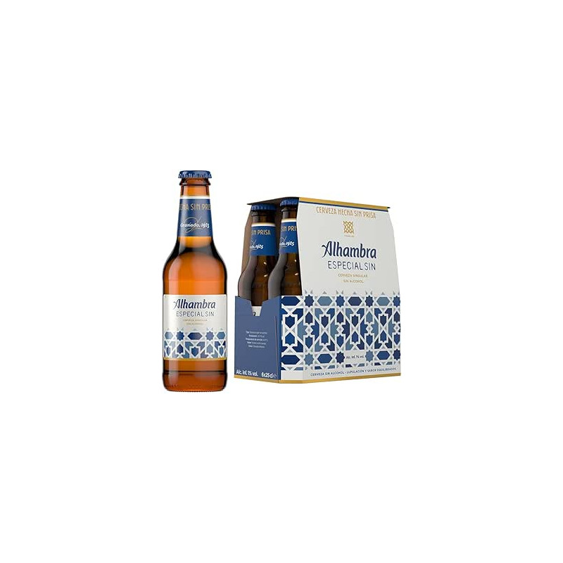 Alhambra Especial SIN, Pack 24 Botellas x 25 cl, Alhambra Especial SIN, Pack 24 Botellas x 25 cl,