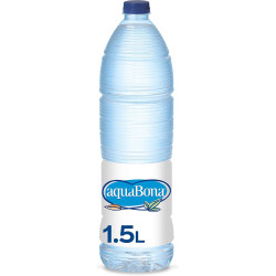 Aquabona, Agua mineral natural, Botella de 1.5L  Pack 6
