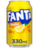 Fanta Naranja y Limón pack  24 latas.