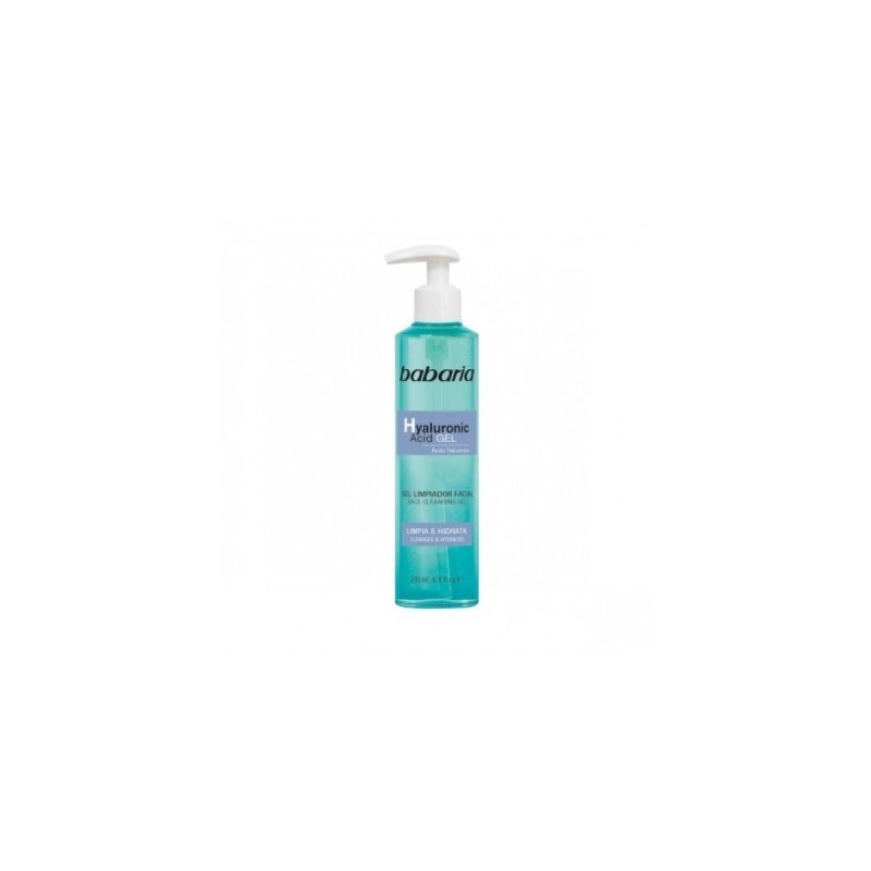 BABARIA HYALURONIC GEL LIMPIADOR FACIAL 200 ml