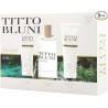 TITTO BLUNI - Cologne Uomo, Estuche de Regalo Hombre, Colonia 75 ml + After Shave 75 ml + Gel de Baño 75 ml