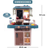 Cocina de Juguete niños Unisex, Incluye 36 Accesorios