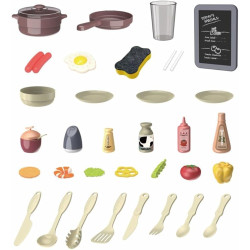 Cocina de Juguete niños Unisex, Incluye 36 Accesorios