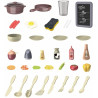 Cocina de Juguete niños Unisex, Incluye 36 Accesorios