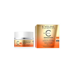 Eveline C Sensation strongly firming Face cream filling wrinkles for day and night 50 ml